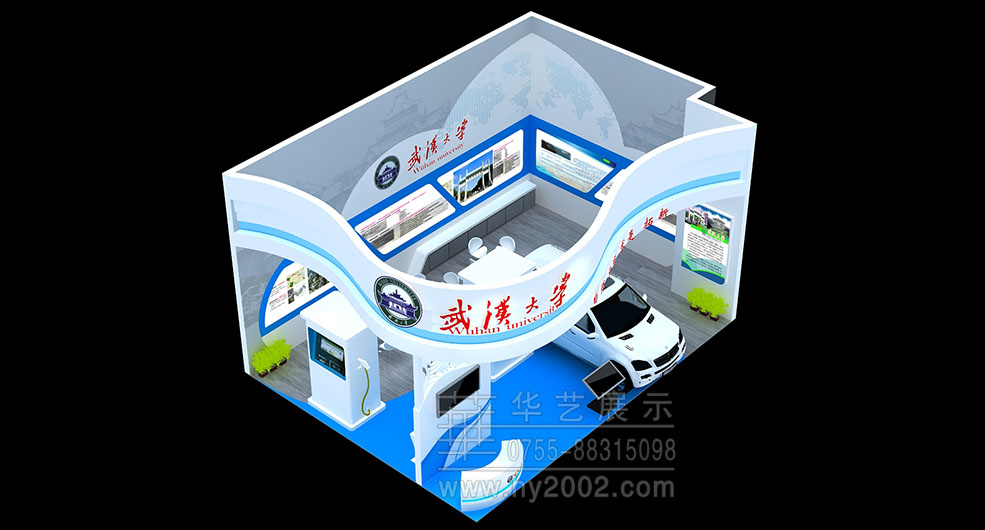 展臺設(shè)計效果圖,高交會會展設(shè)計效果圖